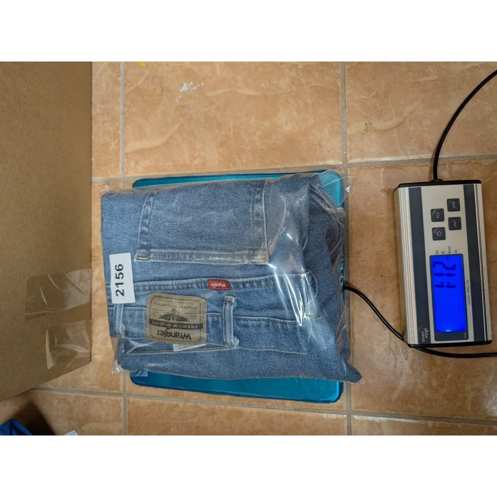 Wrangler Jeans Mens 38x‎ 30 Blue Straight Cowboy Western Rodeo